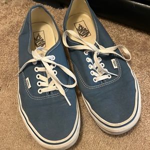 Vans Authentic Boat Shoe Style Loafer Sneaker Mens Size 12 - Navy